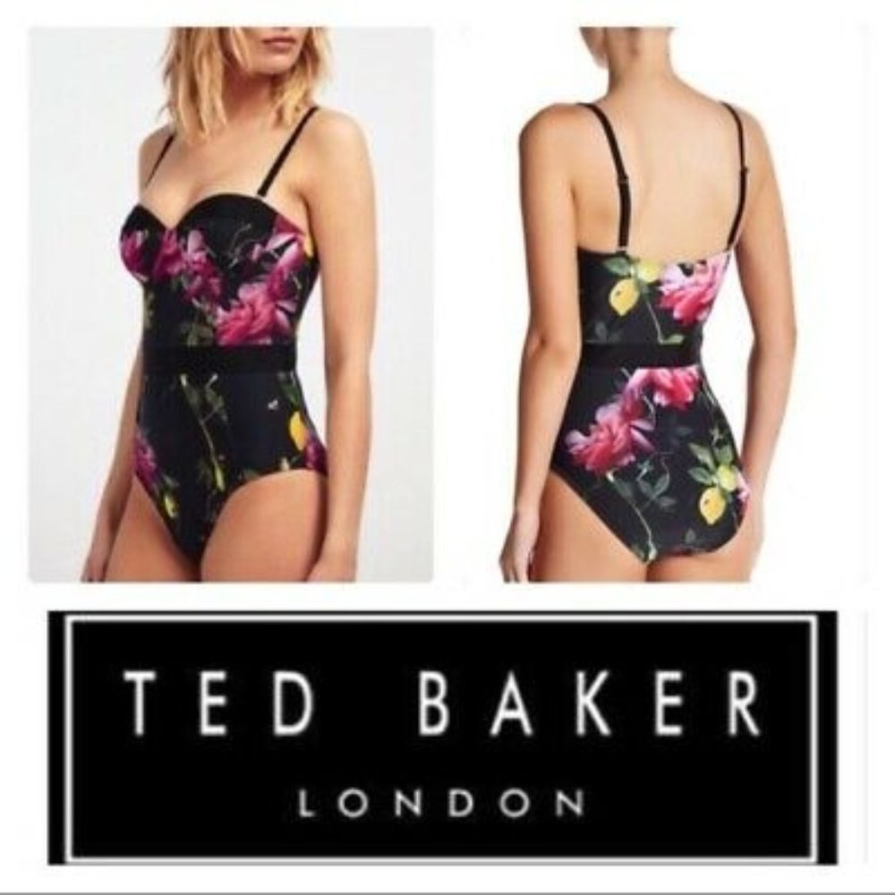 Ted Baker London Citrus Bloom Camilaa Swimsuit